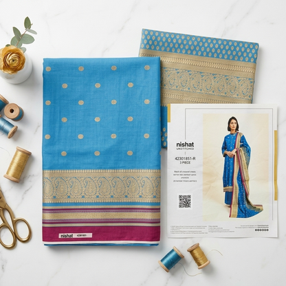 Nishat Unstitched Summer Collection - 3 Piece Lawn Dress
