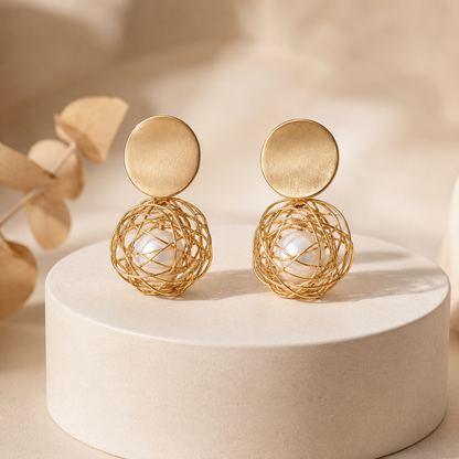 Abstract Gold Nest