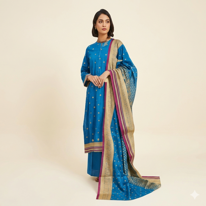 Nishat Unstitched Summer Collection - 3 Piece Lawn Dress