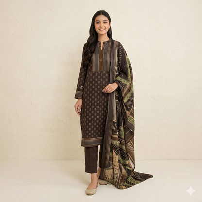 Nishat Premium Lawn 3-Piece Unstitched Suit