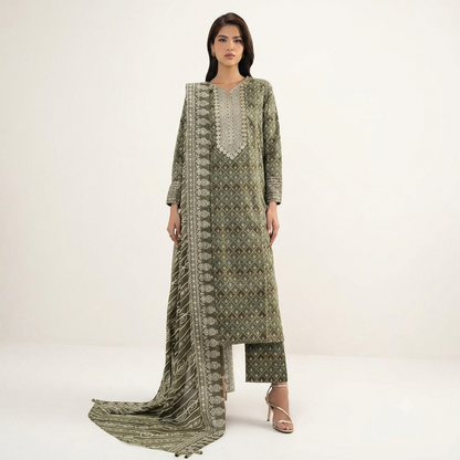 Sapphire Premium Printed Lawn Unstitched 3 Piece Summer Collection