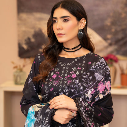 3 Piece Unstitched Lawn Suit Summer Collection 2026