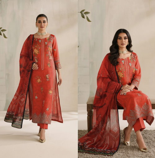 Printed Lawn 3 Piece Summer Collection By Fiza Noor